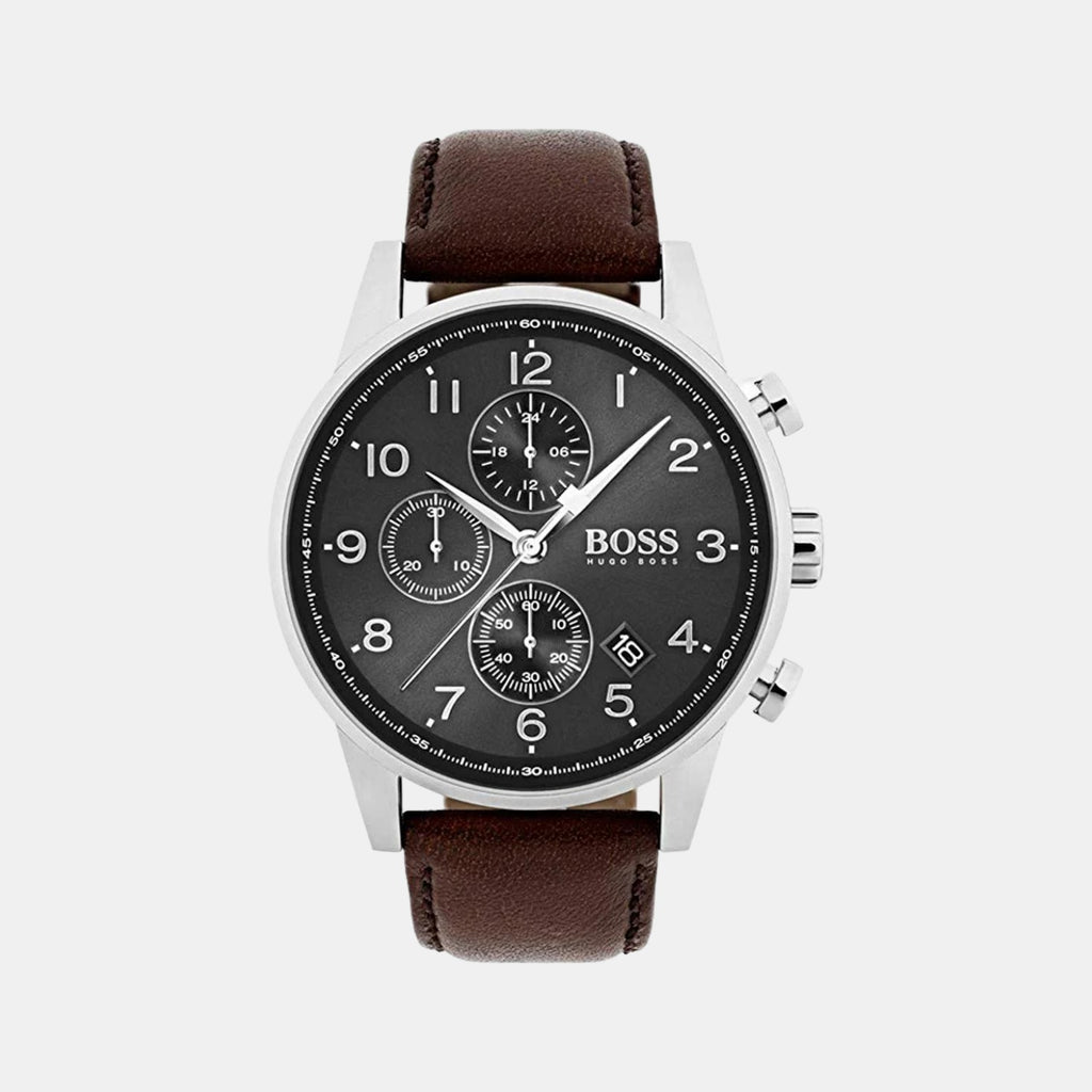 Boss Round Grey Chronograph watch