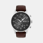 Boss Round Grey Chronograph watch