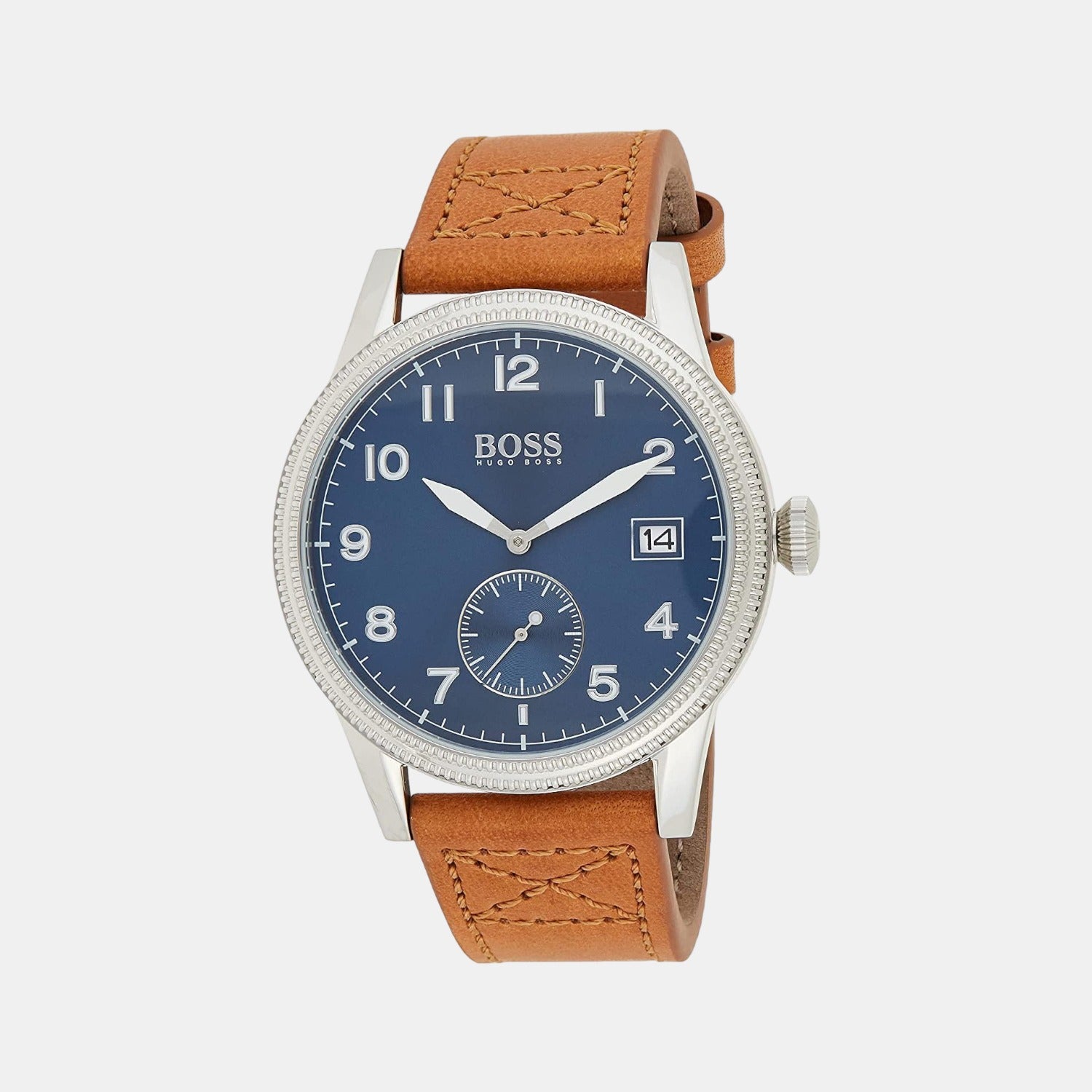 Boss Round Blue Analog watch