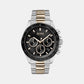 Male Black Stainless Steel Chronograph Watch 1513757
