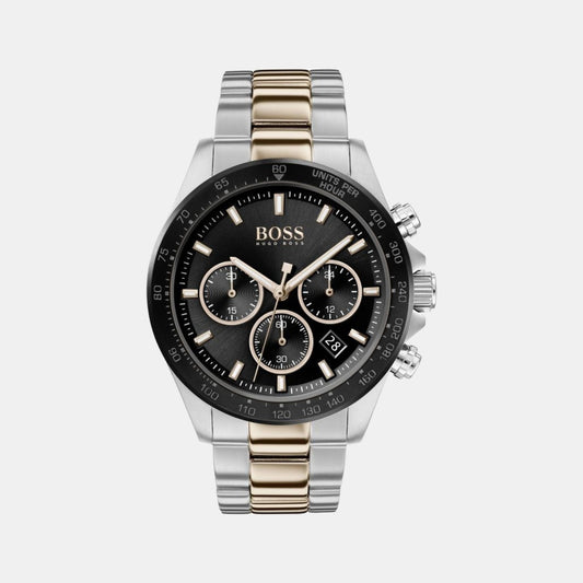 Male Black Stainless Steel Chronograph Watch 1513757