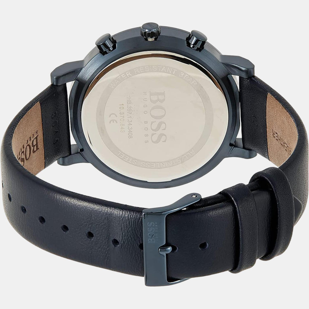 Boss Men Round Black watch