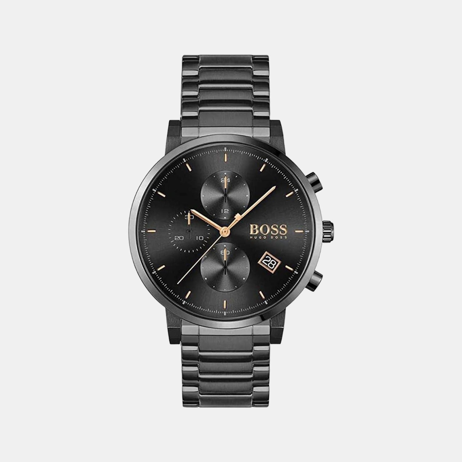 Boss Round Grey Chronograph watch