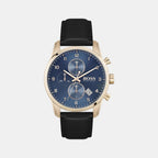 Boss Round Blue Chronograph watch