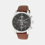 Boss Round Grey Analog watch