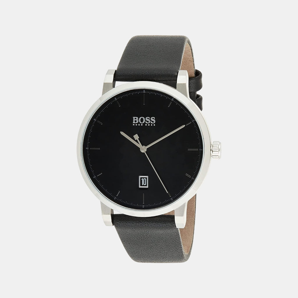 Boss Round Black Analog watch