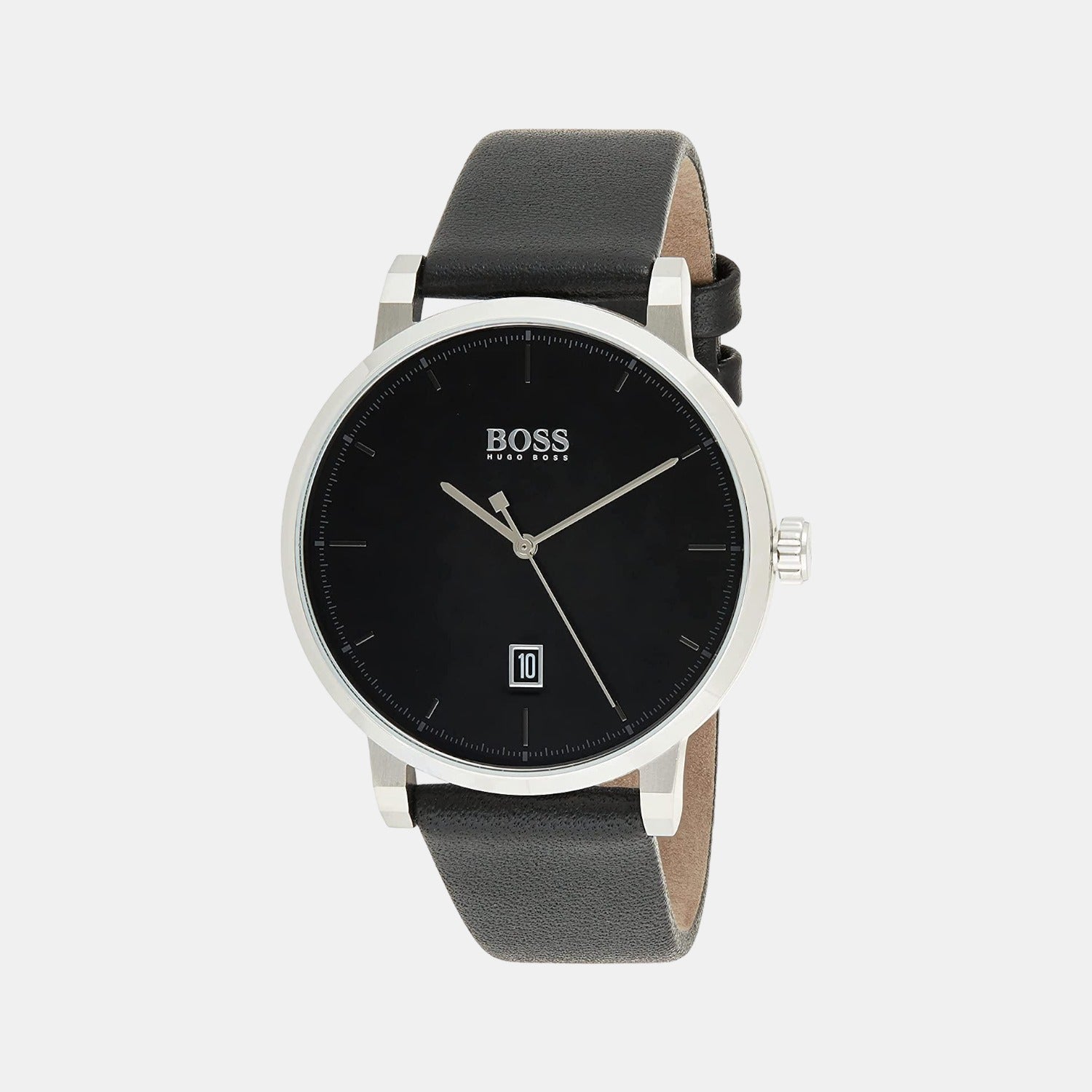 Boss Round Black Analog watch