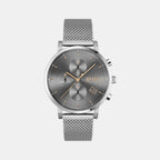 Boss Round Grey Analog watch