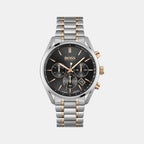 Boss Round Black Chronograph watch
