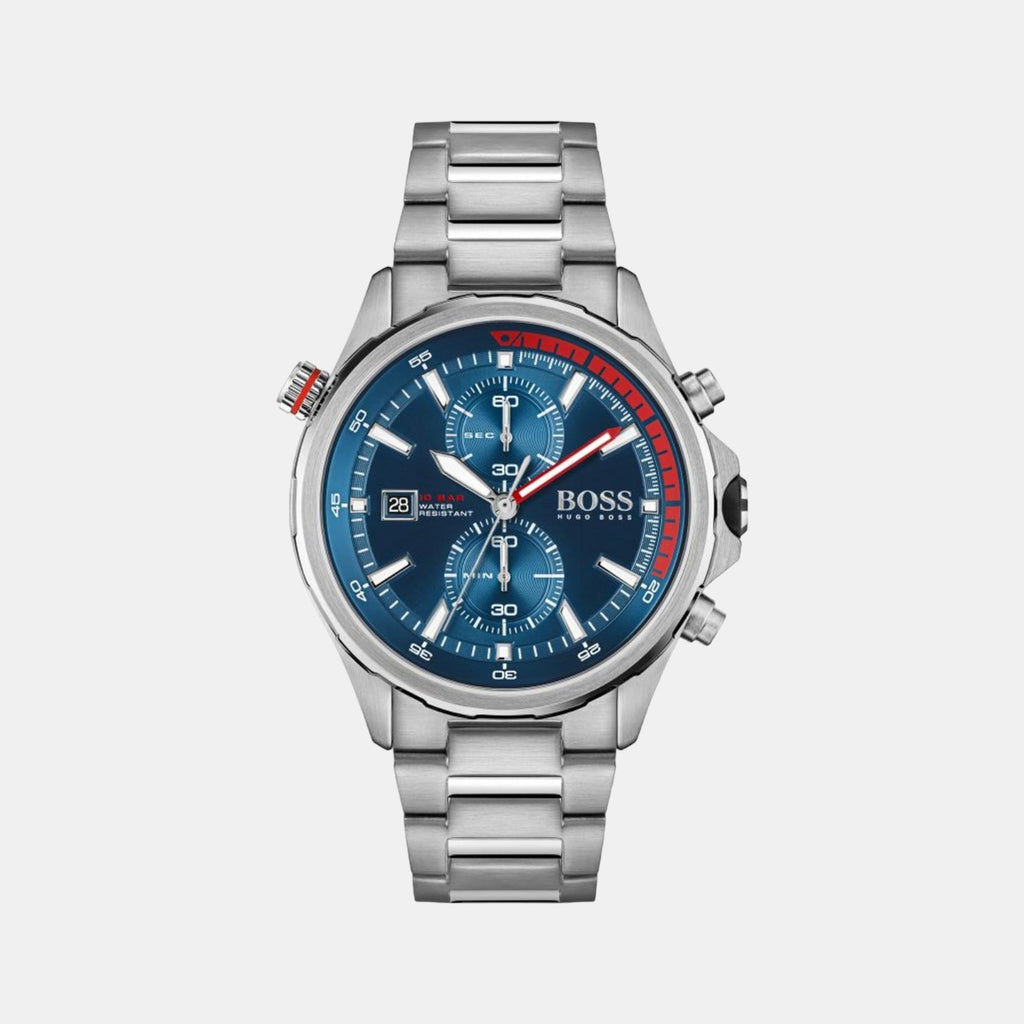 Boss Round Blue Chronograph watch