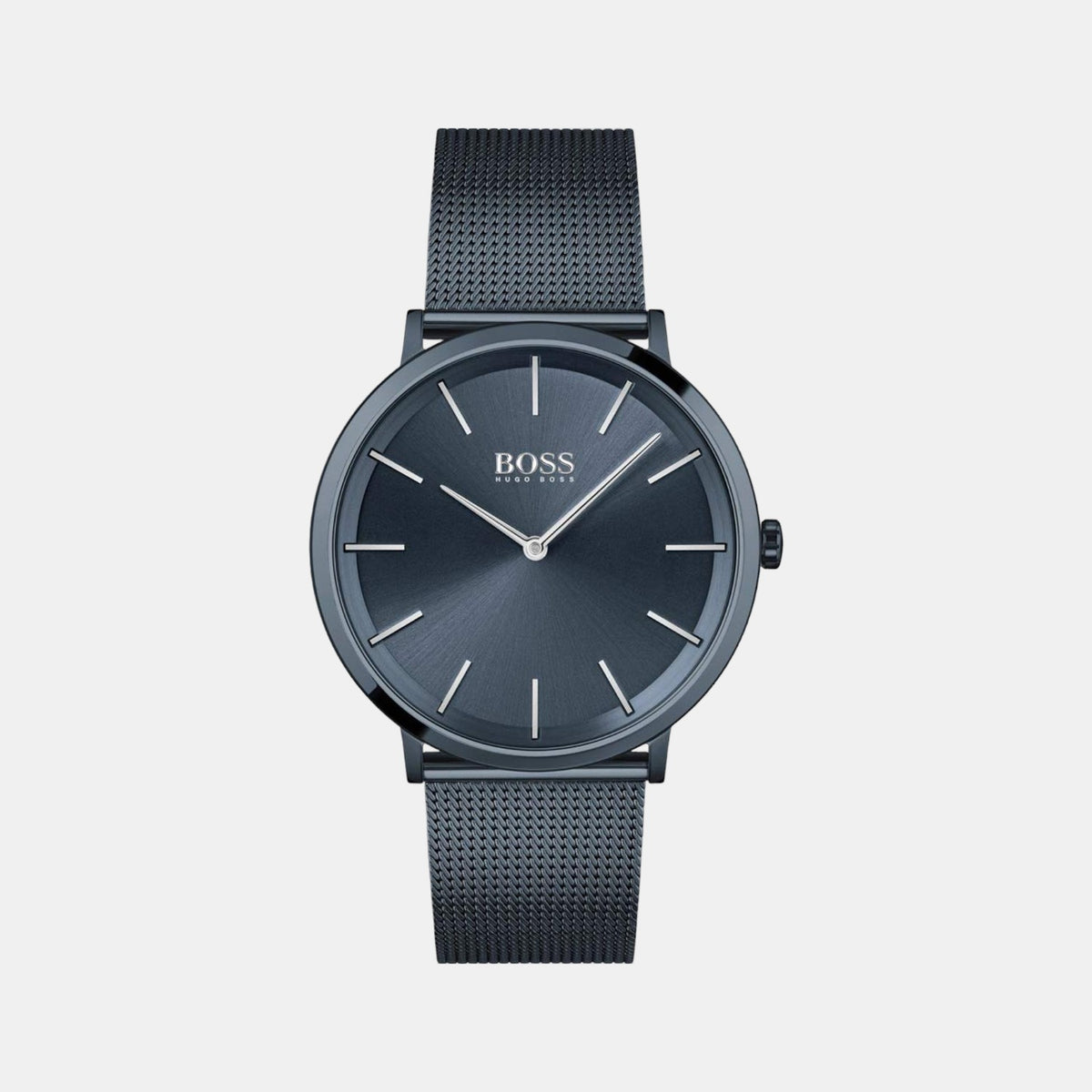Boss Round Blue Analog watch