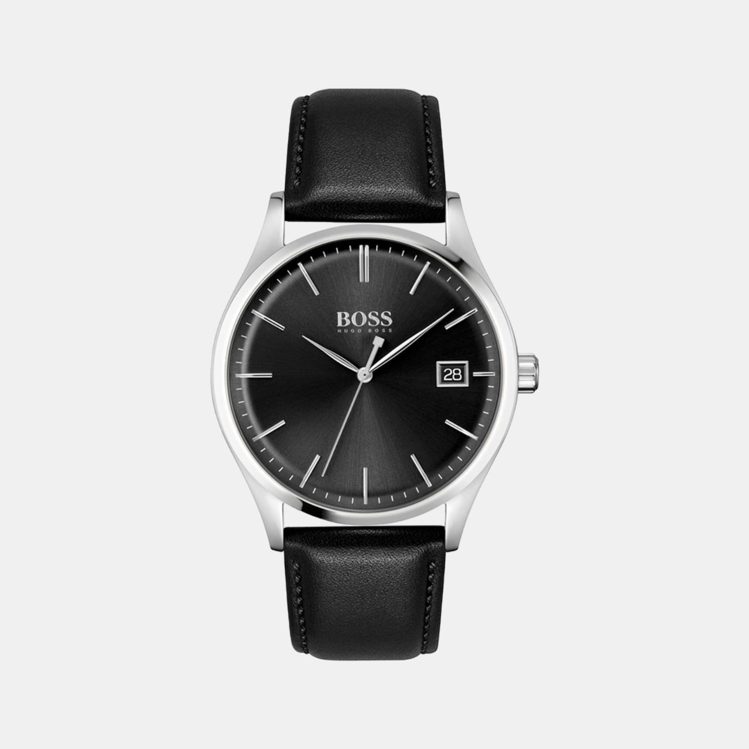 Boss Round Black Analog watch