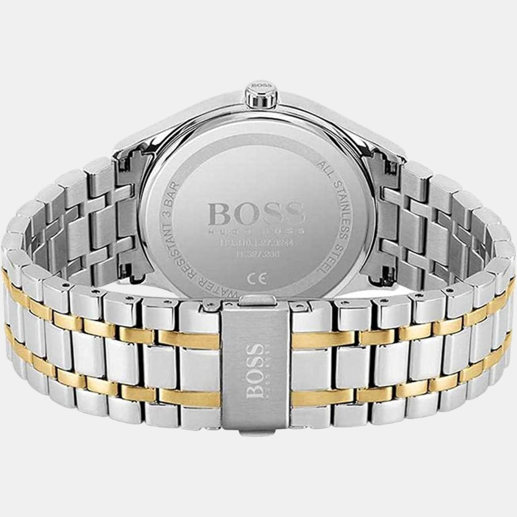 Boss Men Round Silver watch