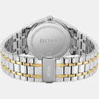 Boss Men Round Silver watch