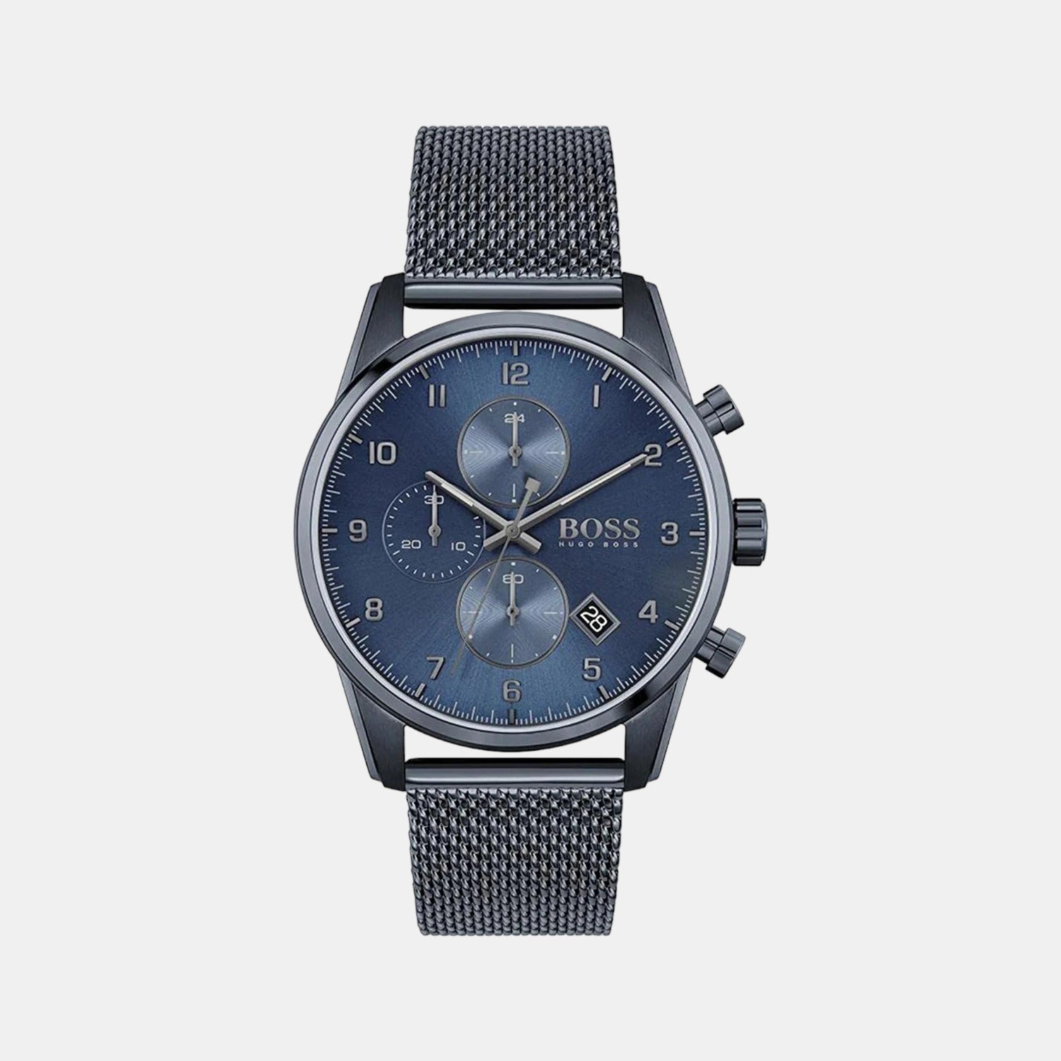 Male Blue Stainless Steel Chronograph Watch 1513836