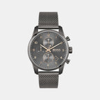 Boss Round Grey Chronograph watch