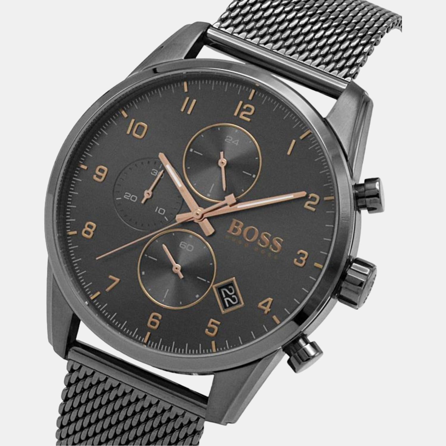 Boss Round Quartz Chronograph Men watch