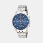 Boss Round Blue Analog watch