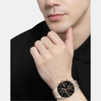 Boss Men Round Black watch