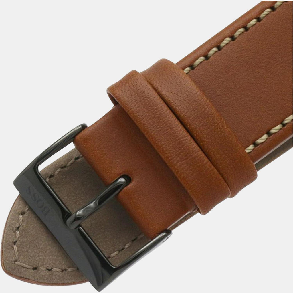 Boss Men Round Black watch