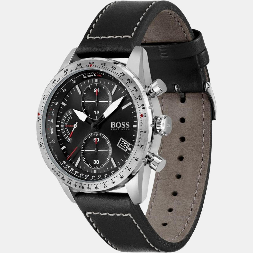 Boss Men Round Black watch