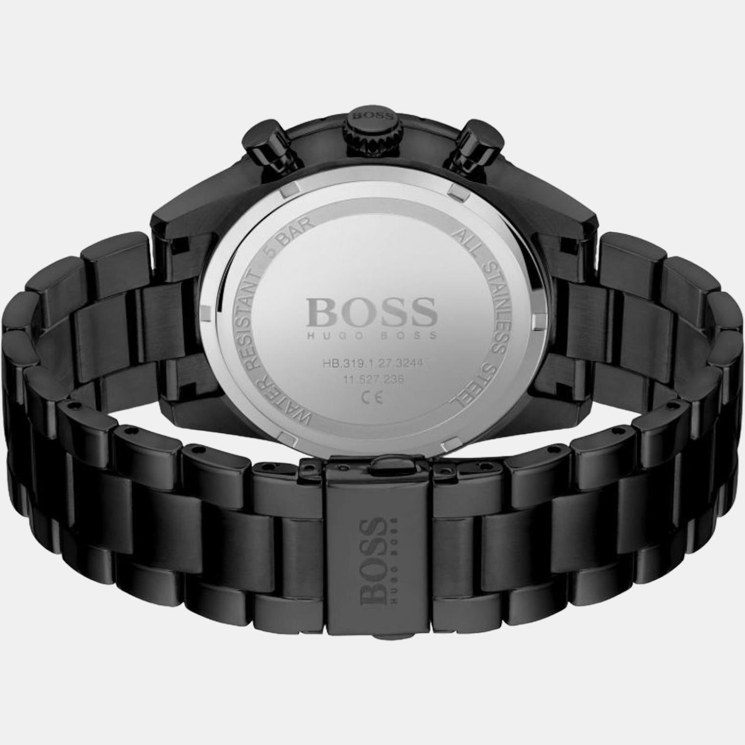 Boss Men Round Black watch