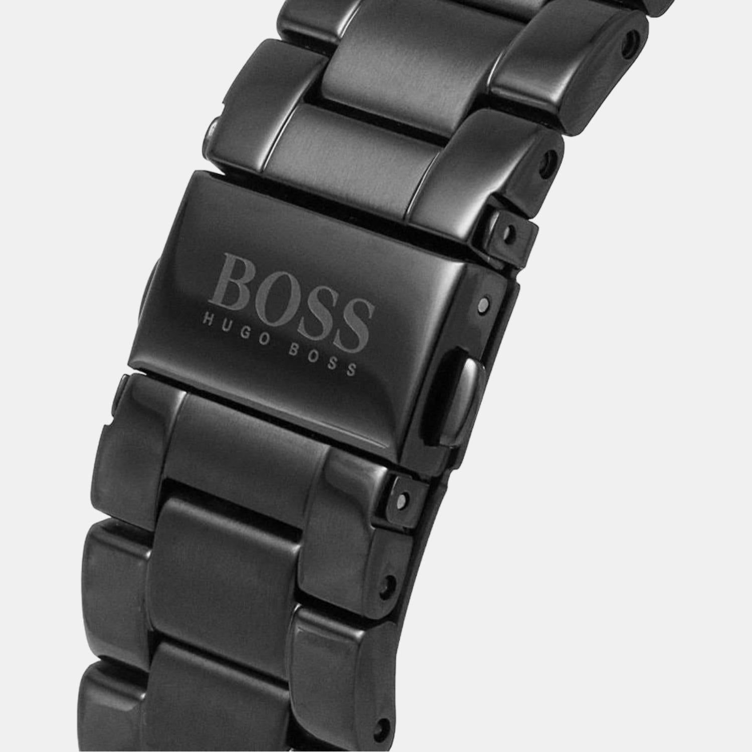 Black ceramic hugo top boss watch