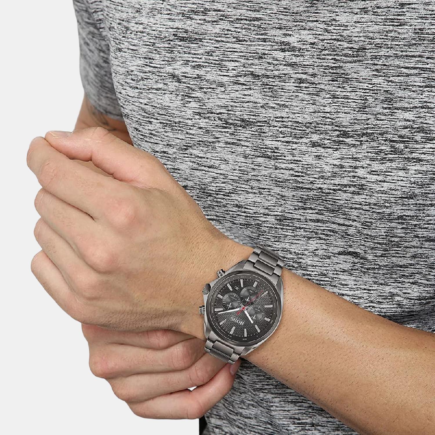 Boss Stainless Steel Round watch