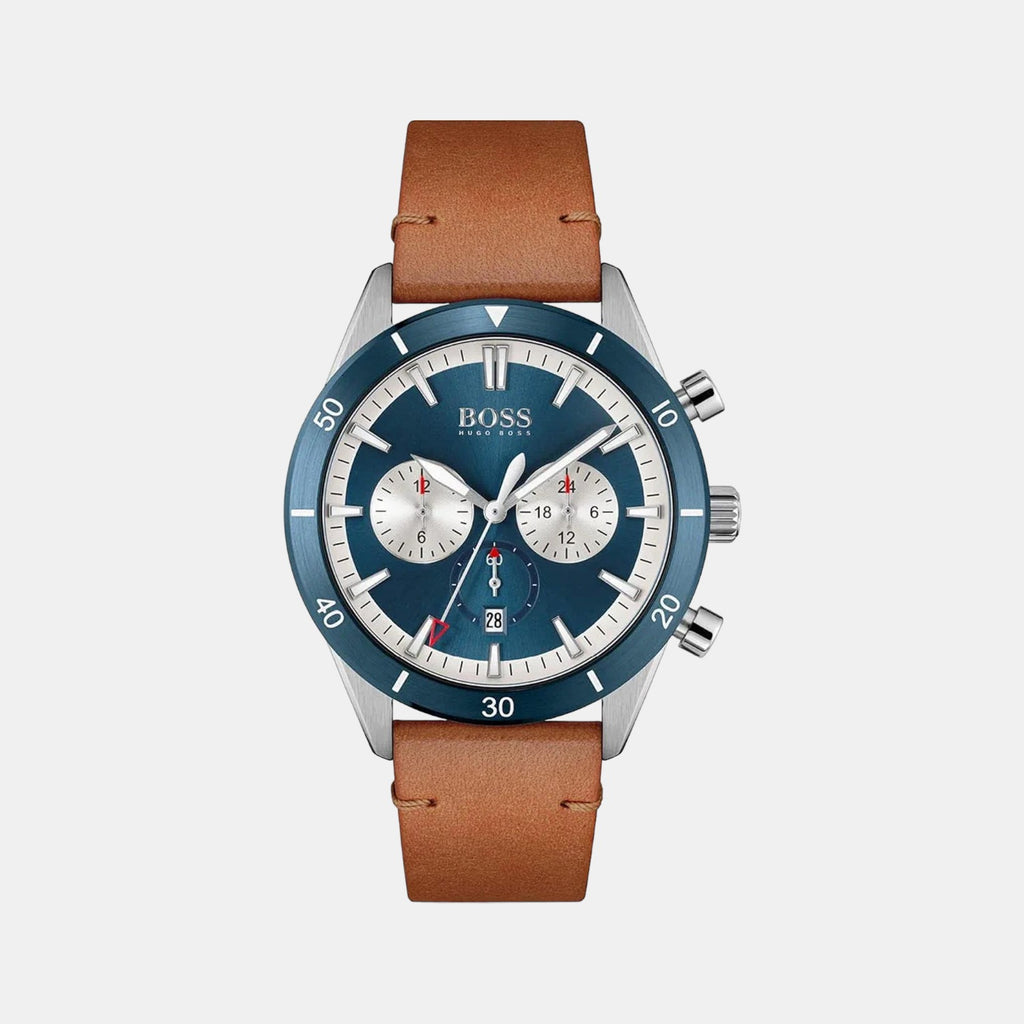Boss Round Blue Chronograph watch