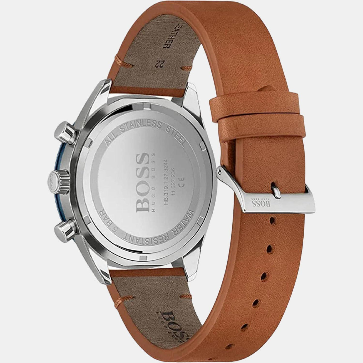 Boss Men Round Blue watch