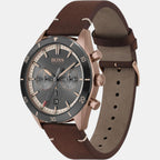 Boss Men Round Grey watch