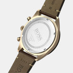 Boss Leather Grey watch
