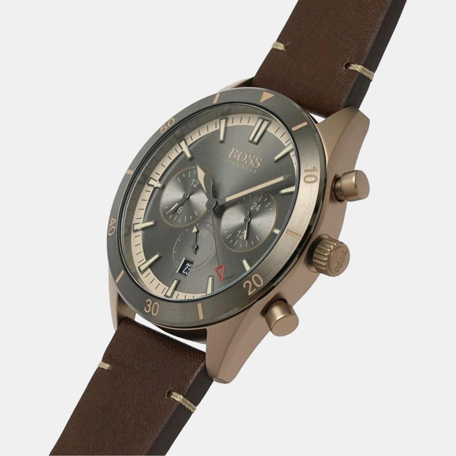 Boss Round Quartz Analog Men watch