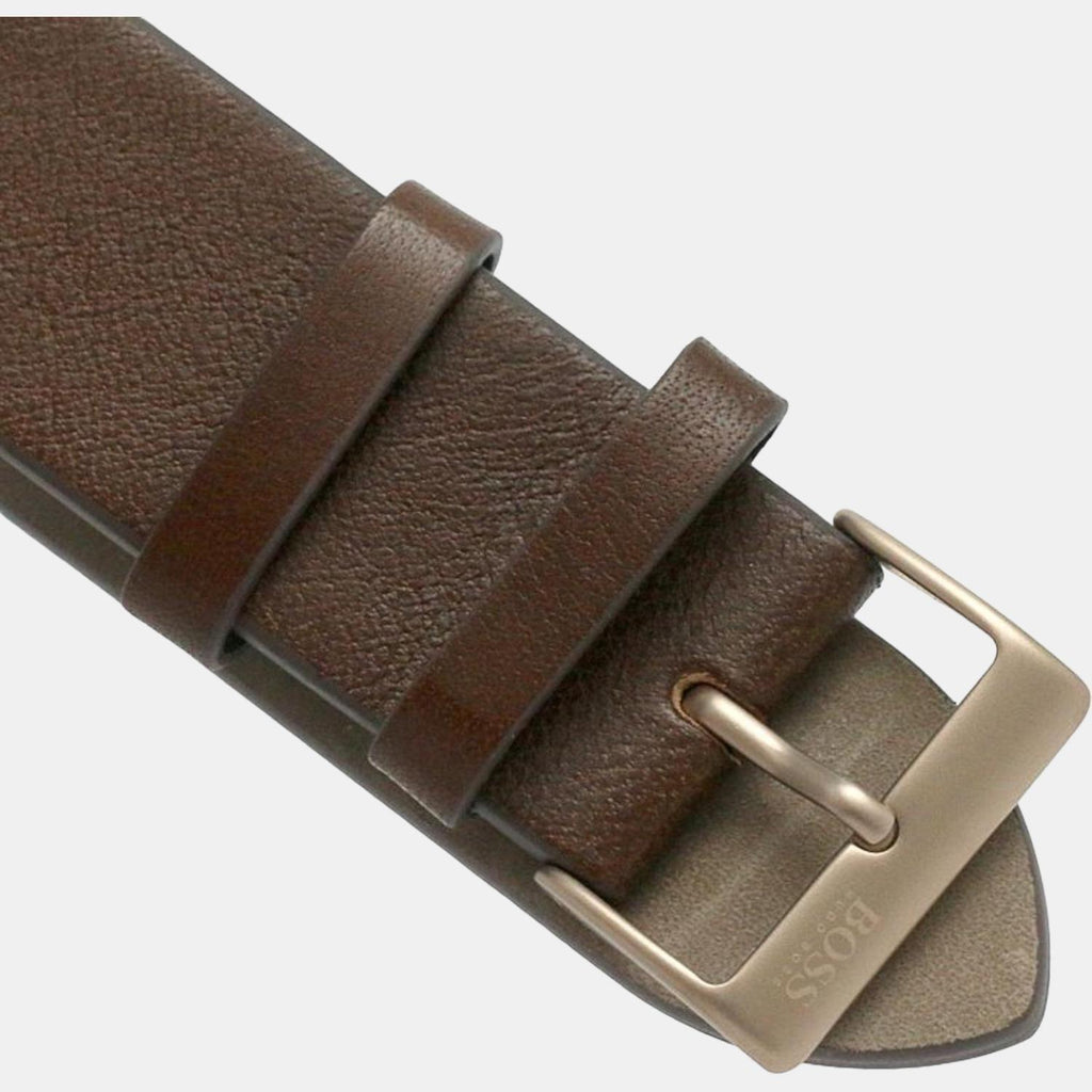 Boss 40 mm Brown Quartz watch