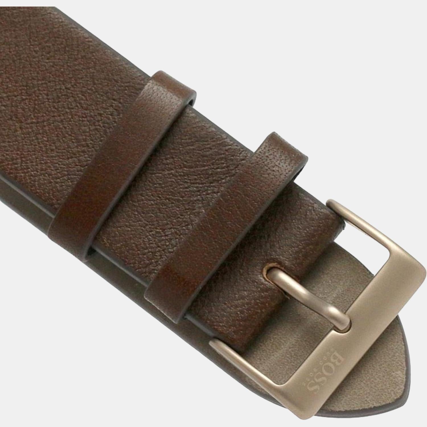 Boss 40 mm Brown Quartz watch