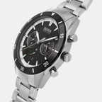 Boss 44 mm Silver Quartz watch