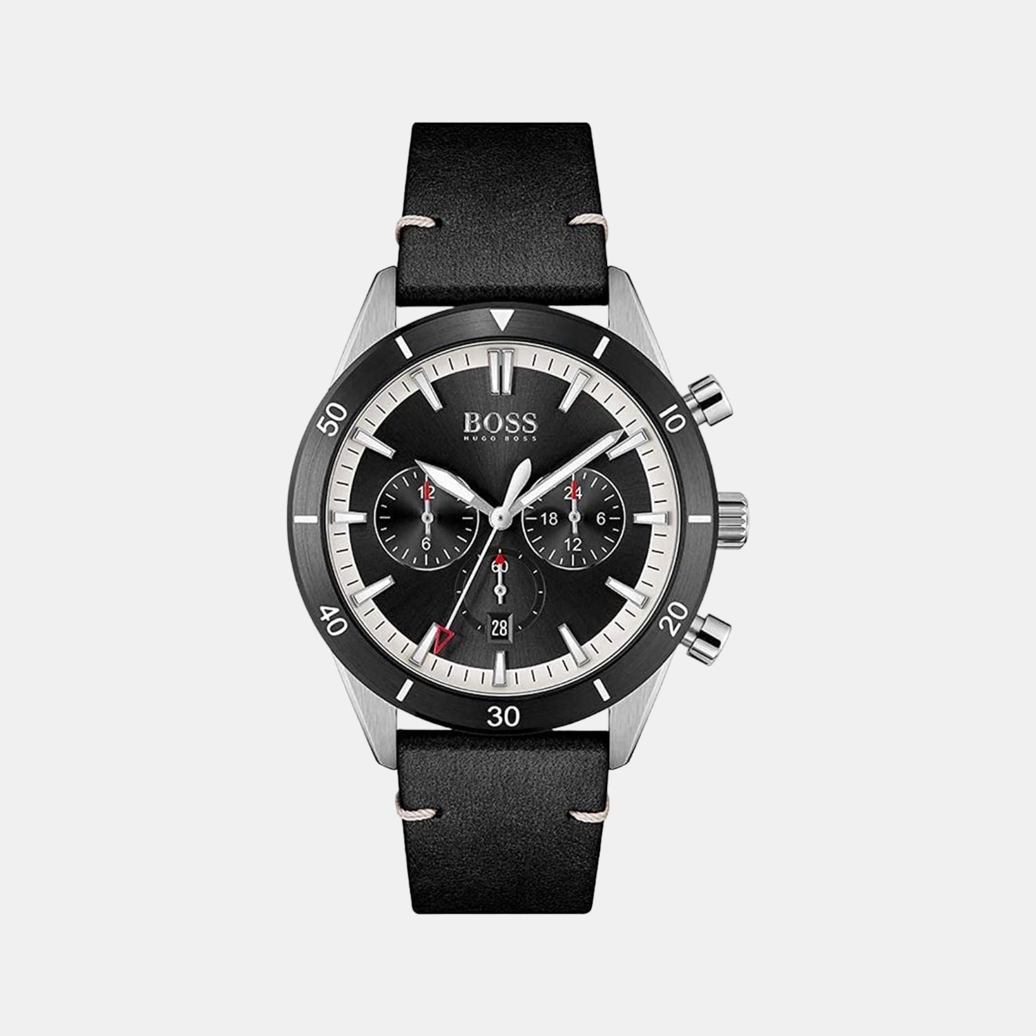 Boss Round Black Analog watch