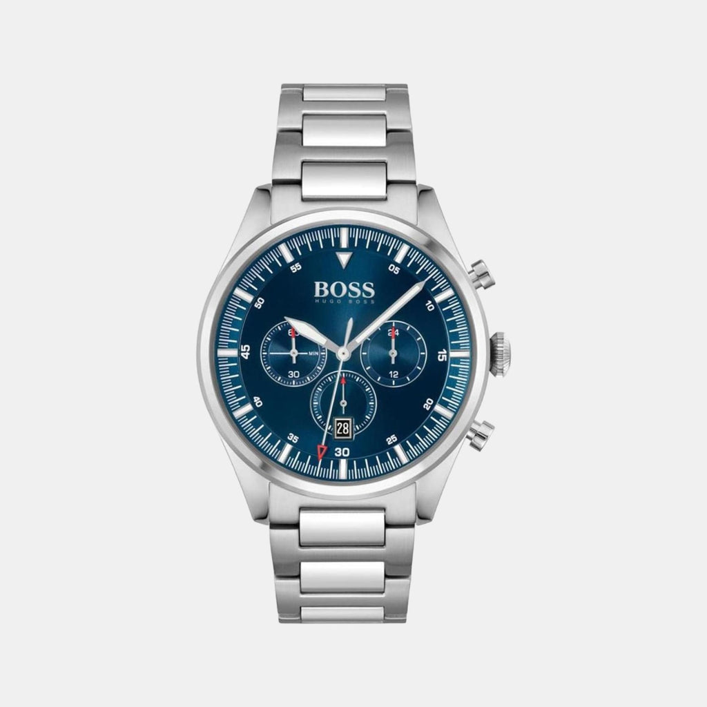 Boss Round Blue Chronograph watch