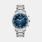 Boss Round Blue Chronograph watch