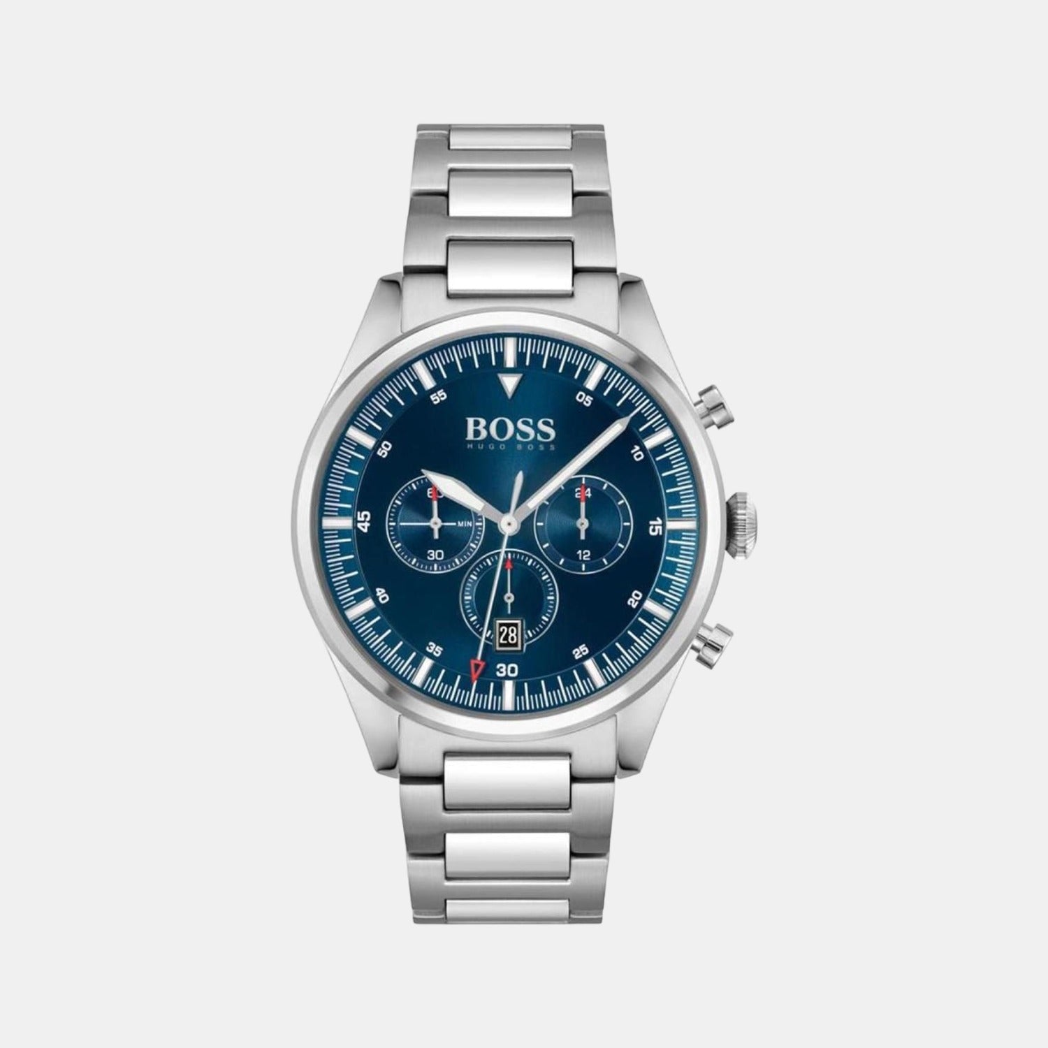 Boss Round Blue Chronograph watch