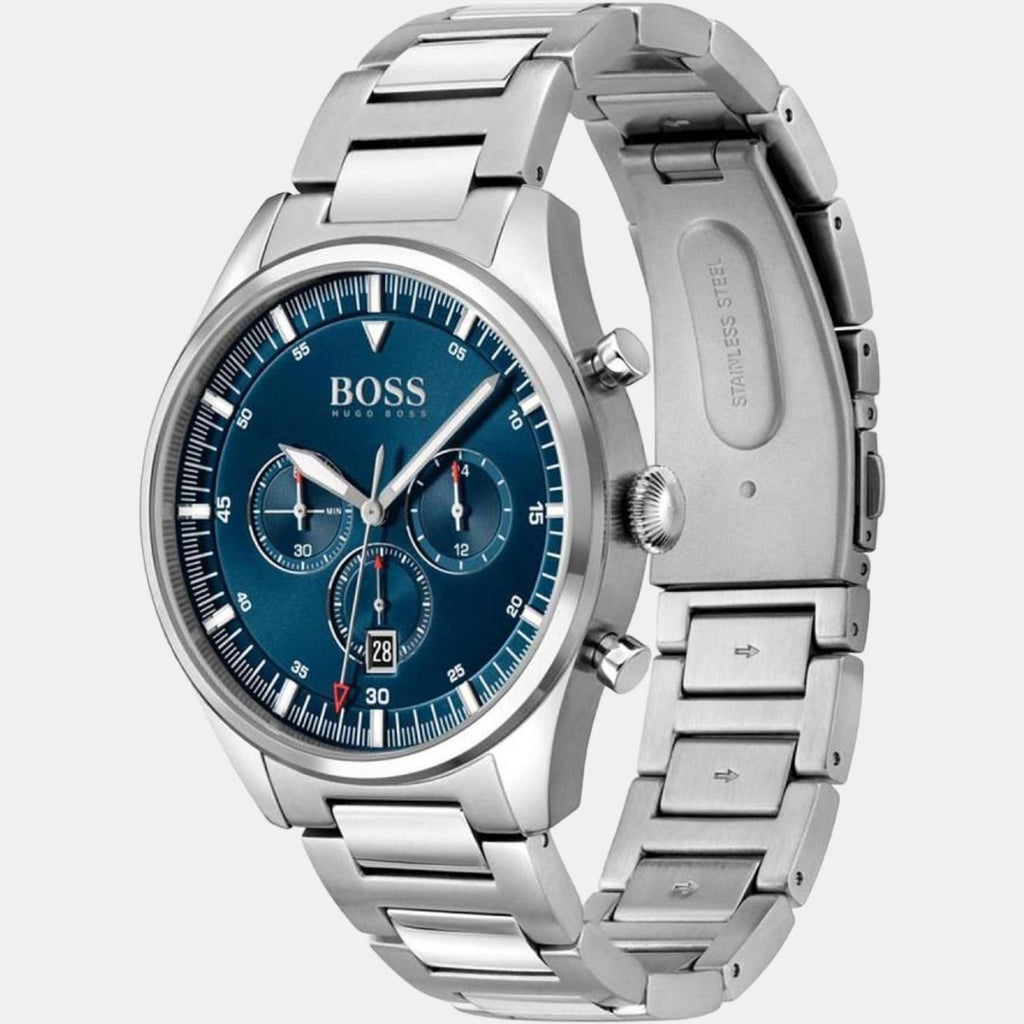 Boss Men Round Blue watch