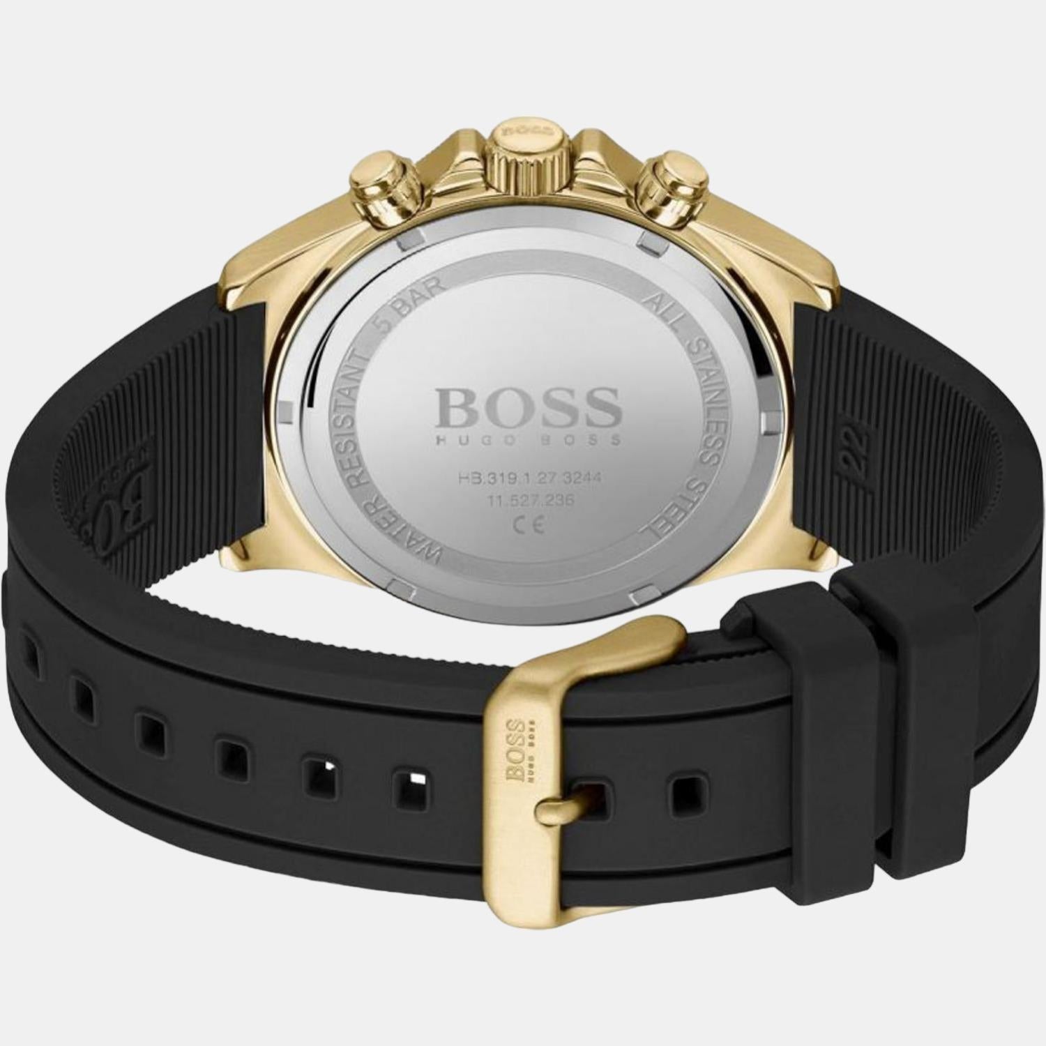 Boss Men Round Gold watch