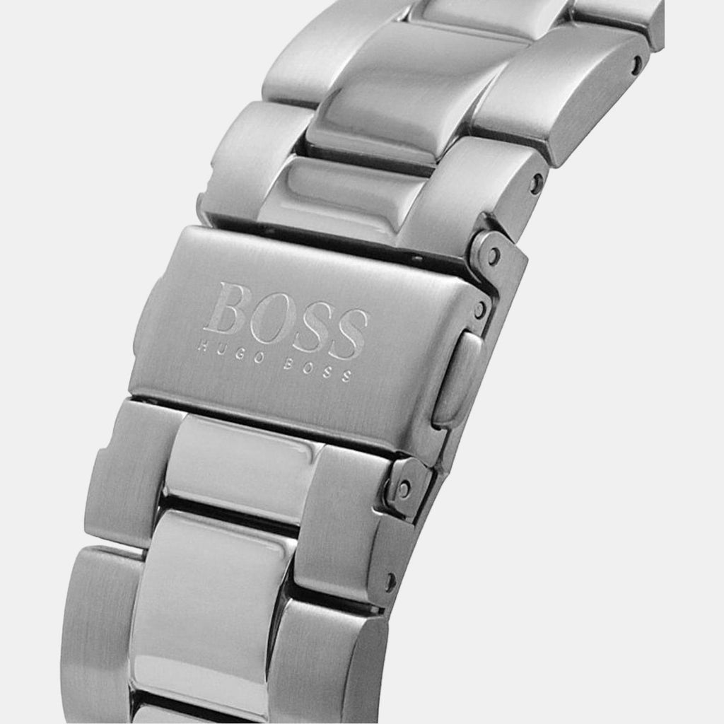 Boss 43 mm Silver Quartz watch