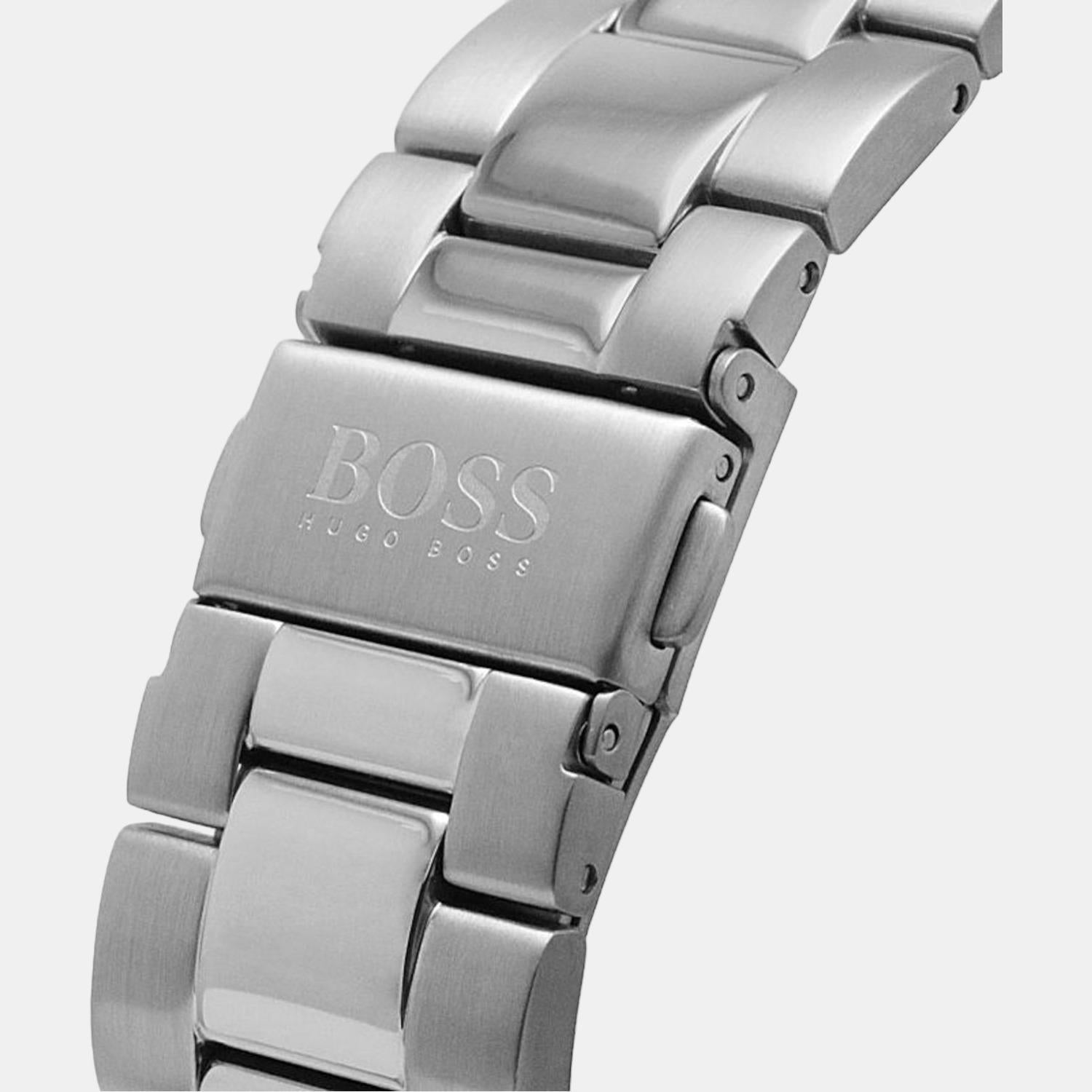 Boss 43 mm Silver Quartz watch