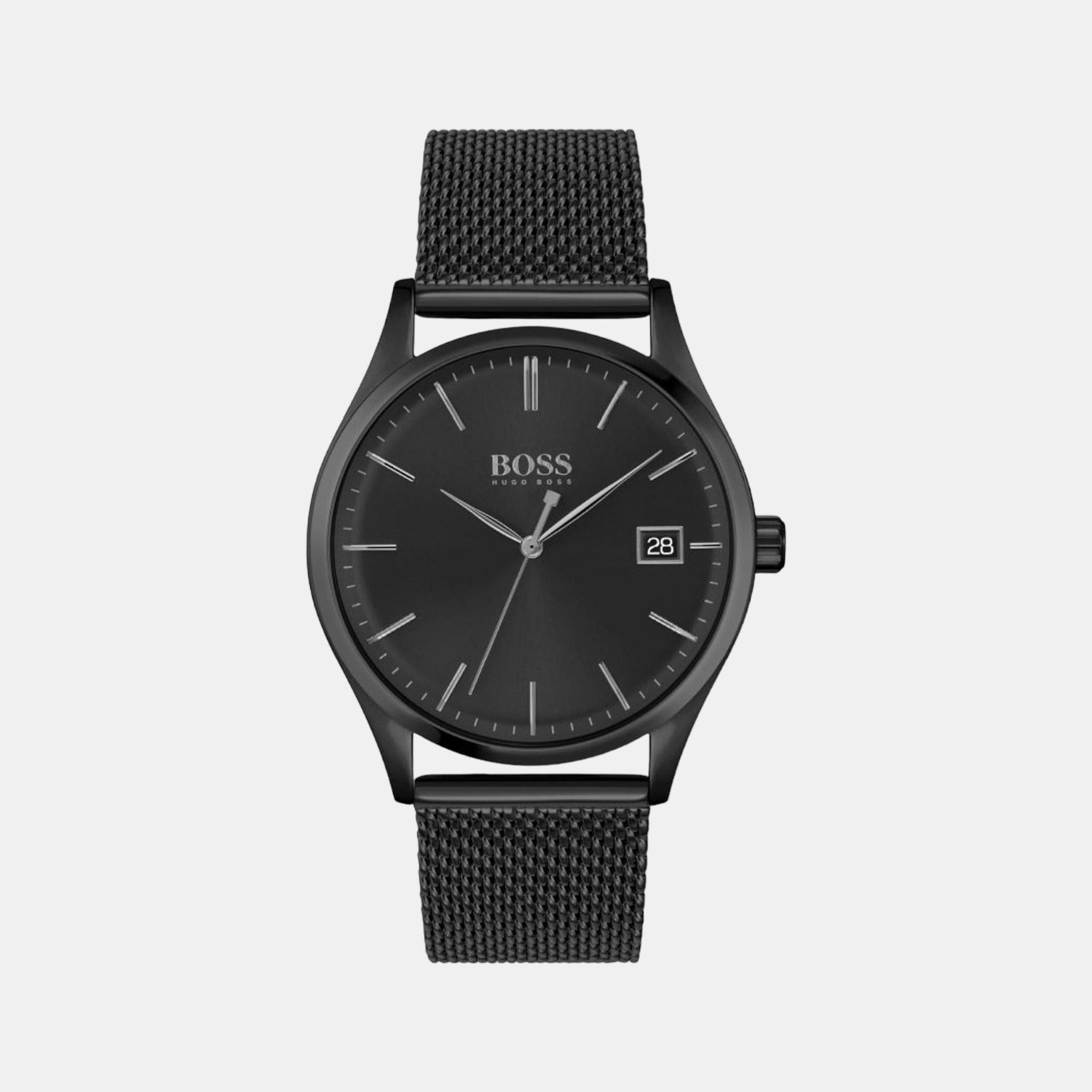 Boss Round Black Analog watch