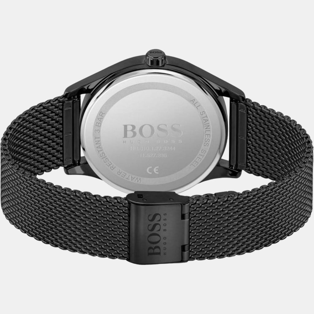 Boss Men Round Black watch