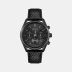 Boss Round Black Chronograph watch