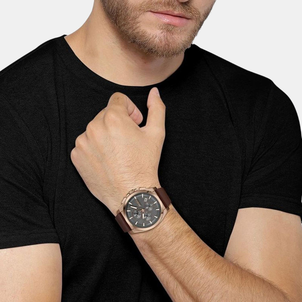 Boss Women Round Grey watch