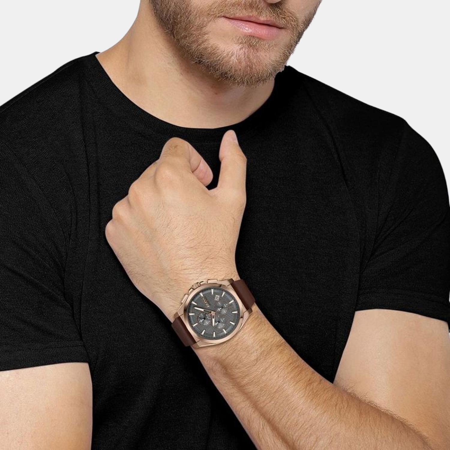 Boss Women Round Grey watch