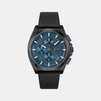 Boss Round Black Chronograph watch